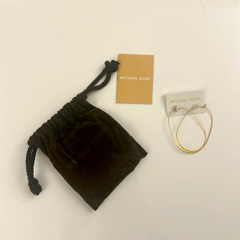 Michael Kors Gold Hoop